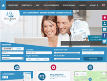 Tablet Screenshot of domfront-notaires.com